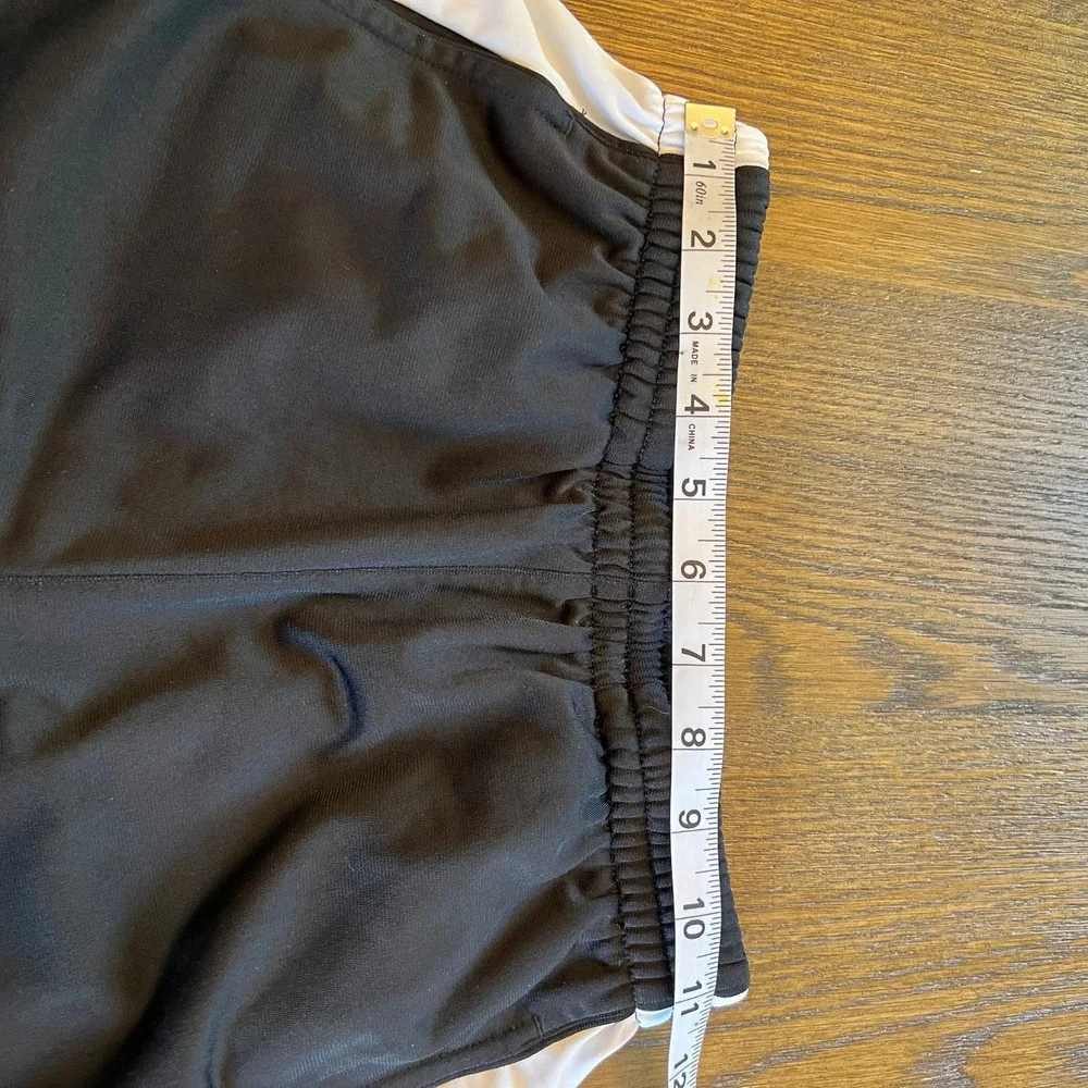 Nike Track Pants Polyester Black White Stripe Kids Large Sporty Athletic Large